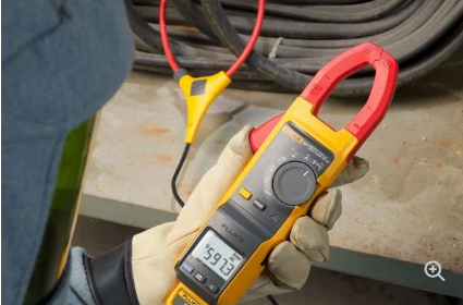 Fluke 381 remote disy root mean square AC/DC clamp meter using iFlex ™