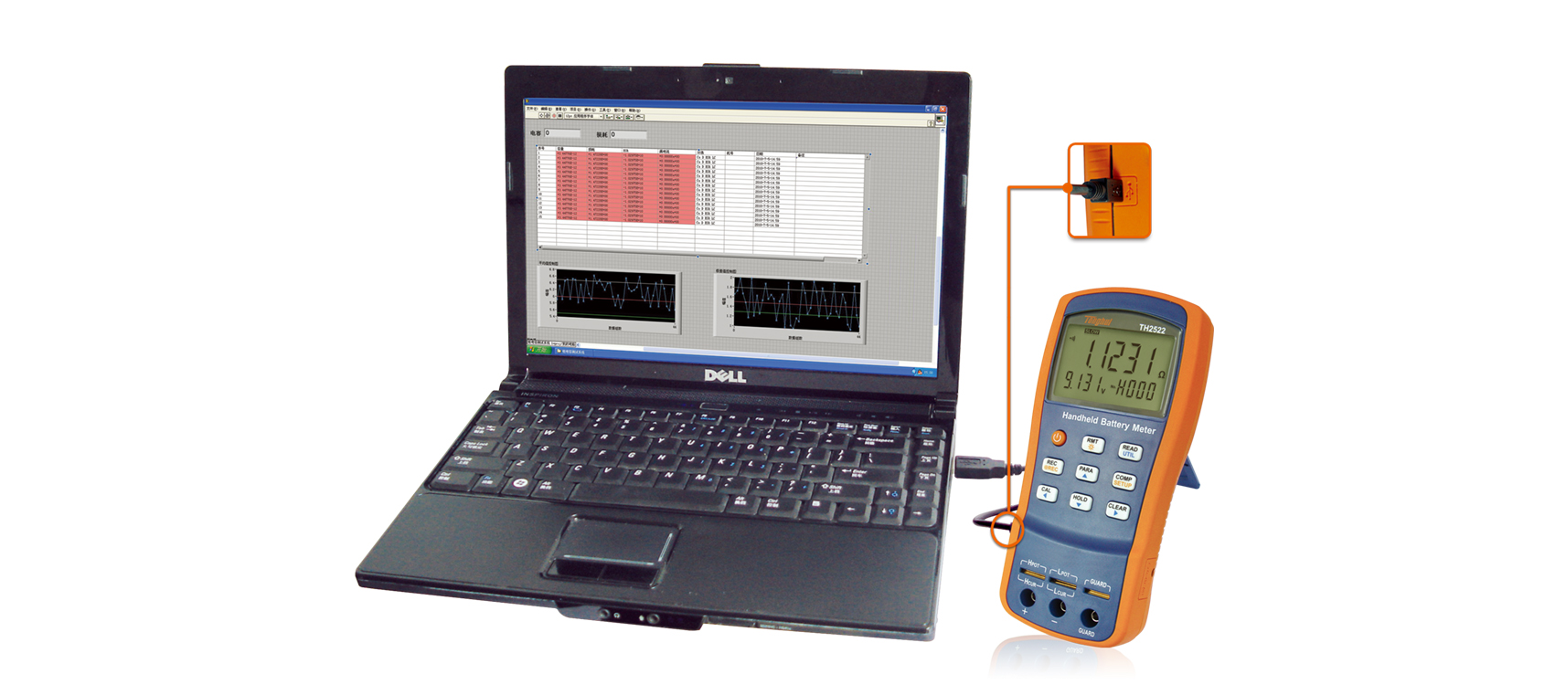 TH2522 handheld AC low resistance instrument