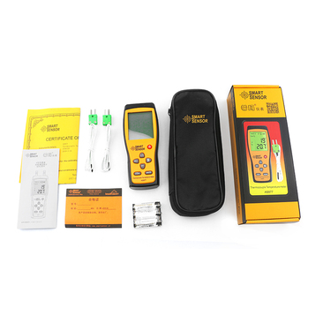 AS877 two-channel thermocouple thermometer
    