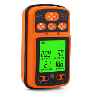 ST8990 4-in-1 gas detector
    