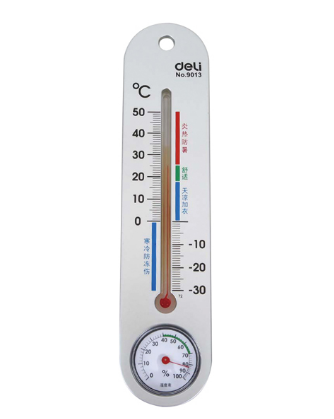 Economical indoor and outdoor hygrograph    