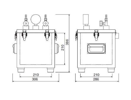 Portable vacuum dryer SB-IIP model
    